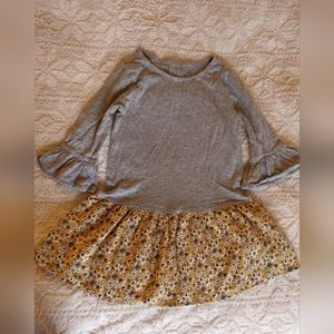 Gap 3t T-shirt floral skirt dress